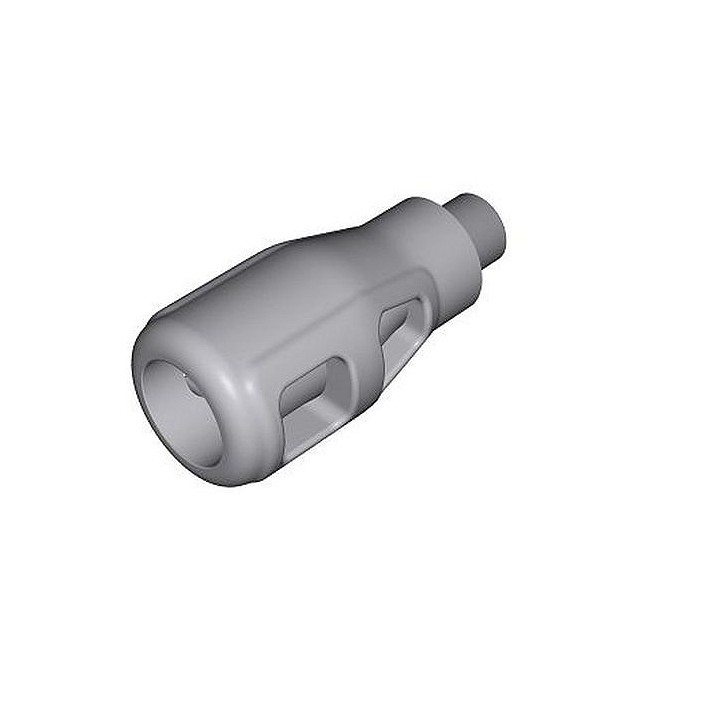 Hamulec wylotowy lufy, duży