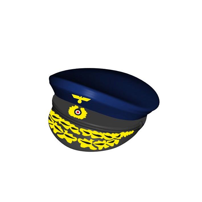 Czapka oficerska z daszkiem, nadruk - fot. 9