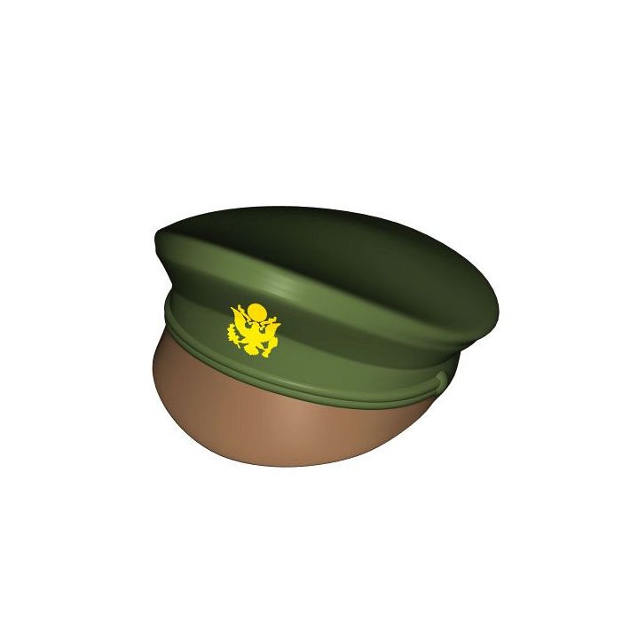 Czapka oficerska z daszkiem, nadruk - fot. 6