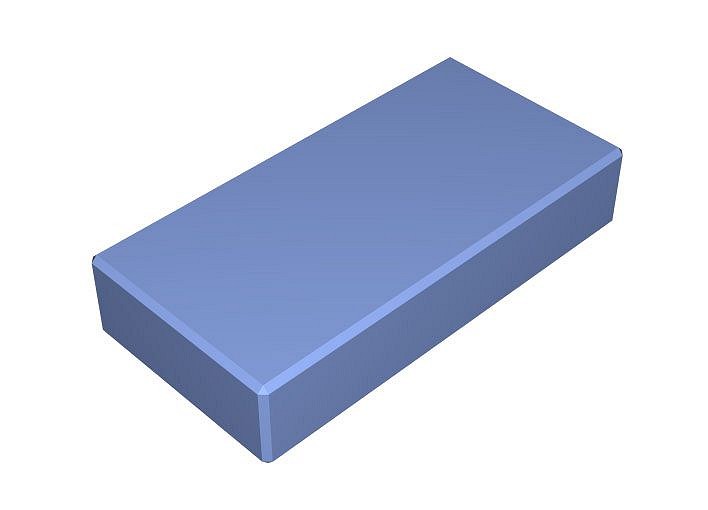 1x2 1/3 płytka płaska