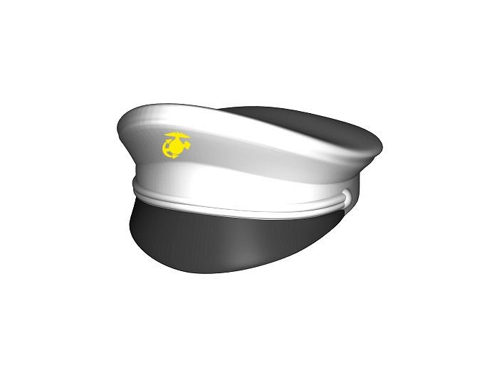 Czapka oficerska z daszkiem, nadruk - fot. 16