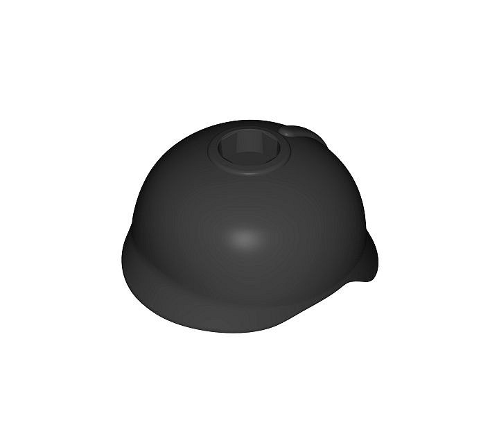 Hełm Pickelhaube, czarny