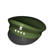 Czapka oficerska z daszkiem, nadruk - fot. 3