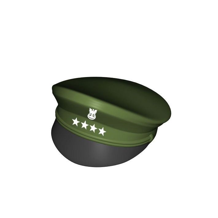 Czapka oficerska z daszkiem, nadruk - fot. 3