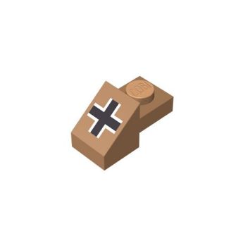 1x1 schräg mit 1x1 1/3, deutsches Kreuz mini