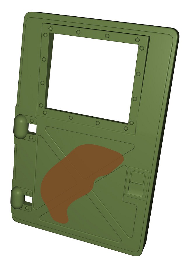 Drzwi Humvee 1:27, lewe i prawe - fot. 6