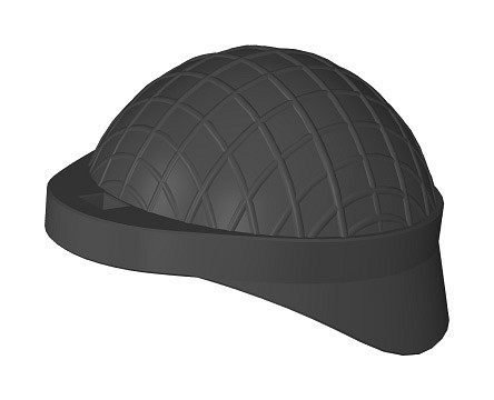 Hełm wojskowy z siatką - fot. 5