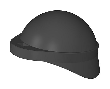 Hełm wojskowy z otworkiem - fot. 5