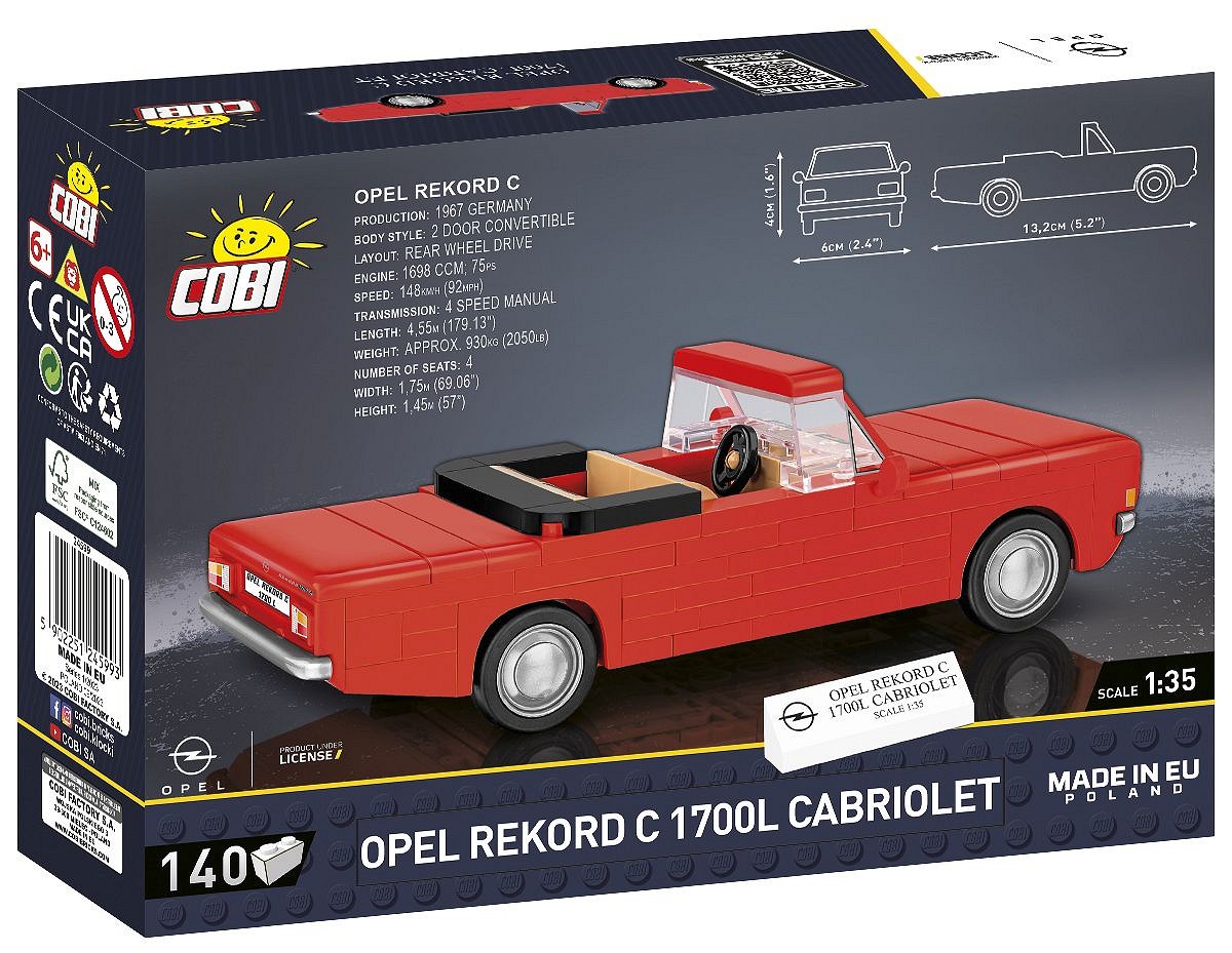 Opel Rekord C 1700 L Cabriolet - fot. 6