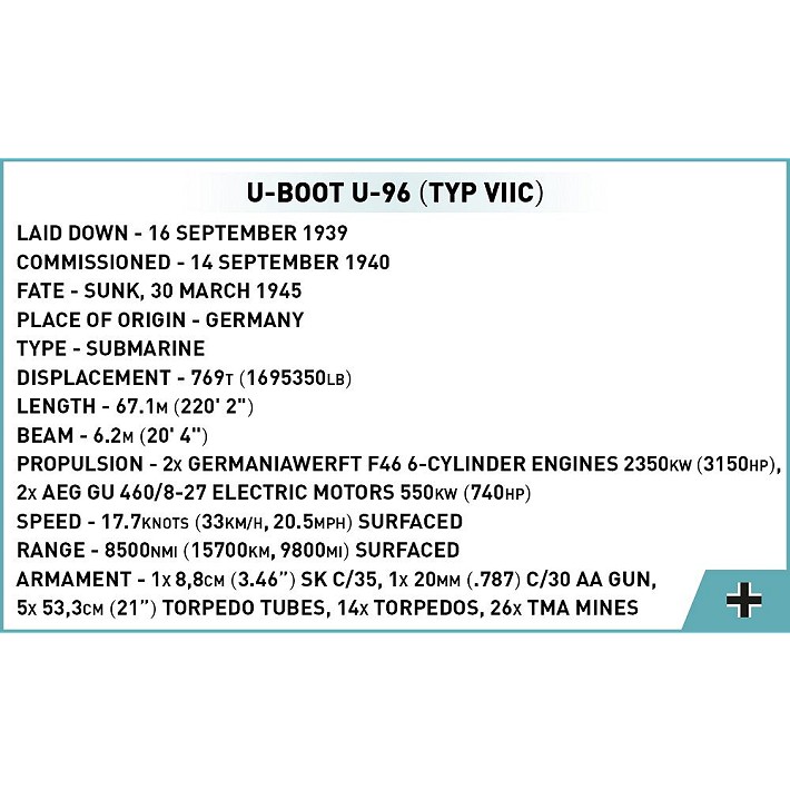 U-Boot U-96 Typ VIIC - Edycja Limitowana - fot. 5