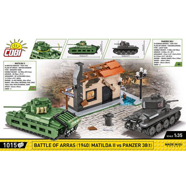 Battle of Arras 1940 Matilda II vs Panzer 38(t) - fot. 5