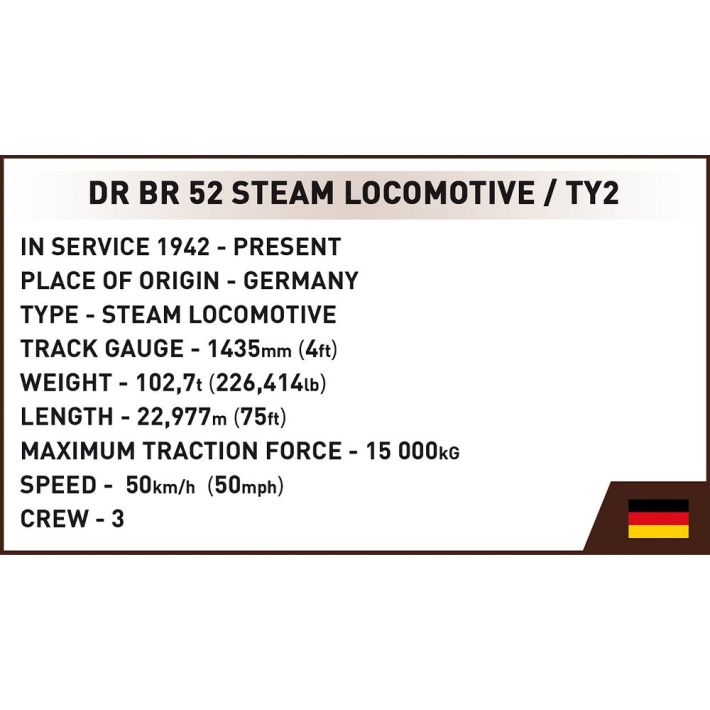 DR BR 52 Steam Locomotive 2in1 - Executive Edition - fot. 9