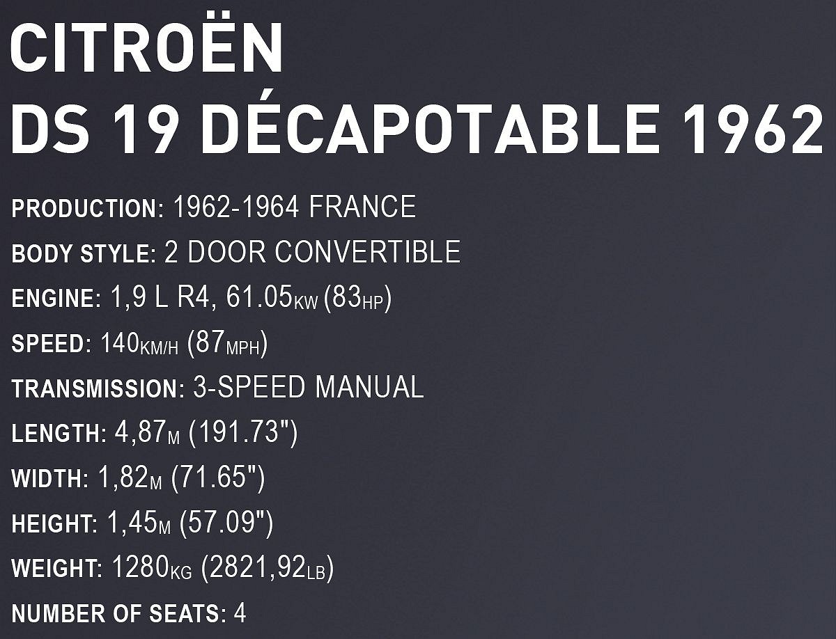Citroen DS 19 Décapotable 1962 - Executive Edition - fot. 10