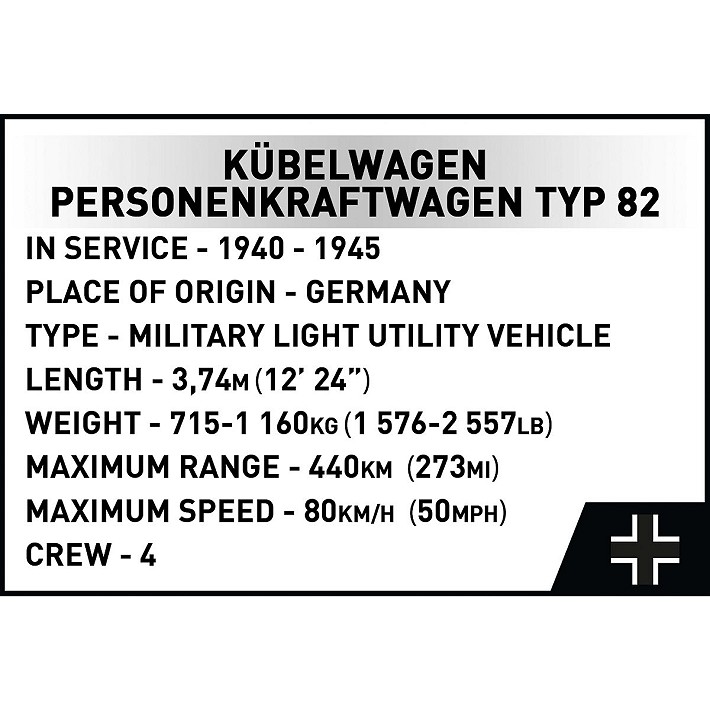 Kübelwagen (PKW Typ 82) - Executive Edition - uszkodzone opakowanie - fot. 14