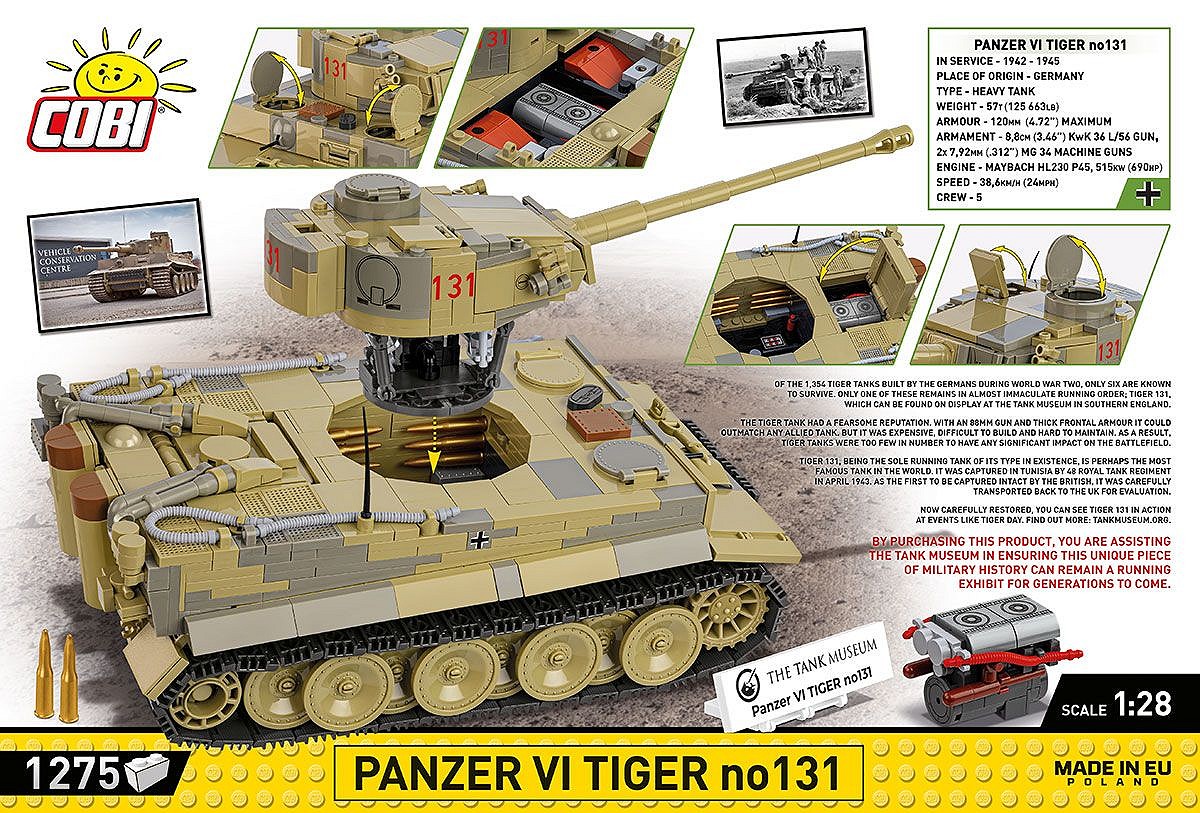 Panzer VI Tiger no131 - uszkodzone opakowanie - fot. 3
