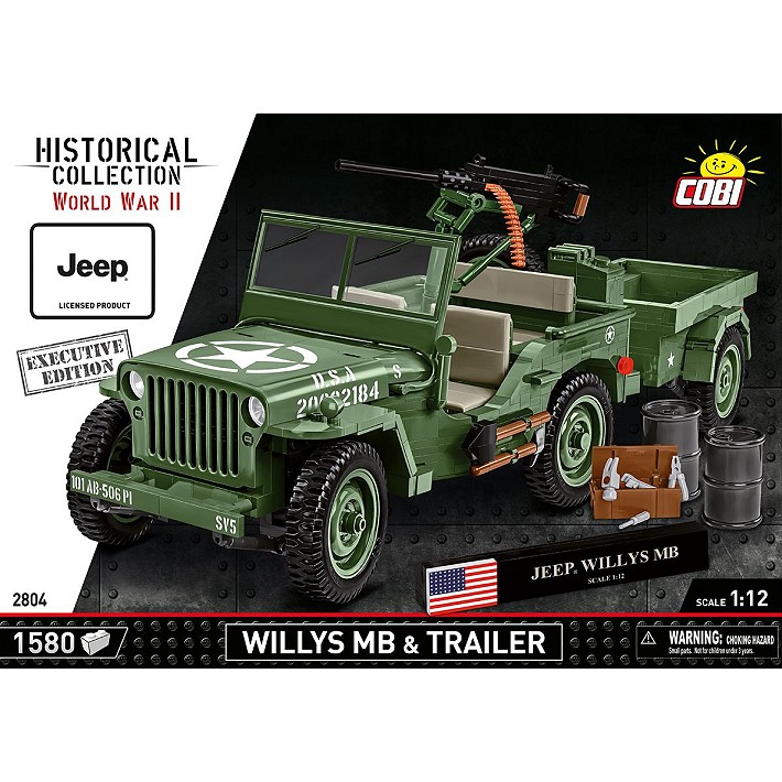 Willys MB & Trailer - Executive Edition - uszkodzone pudełko - fot. 5