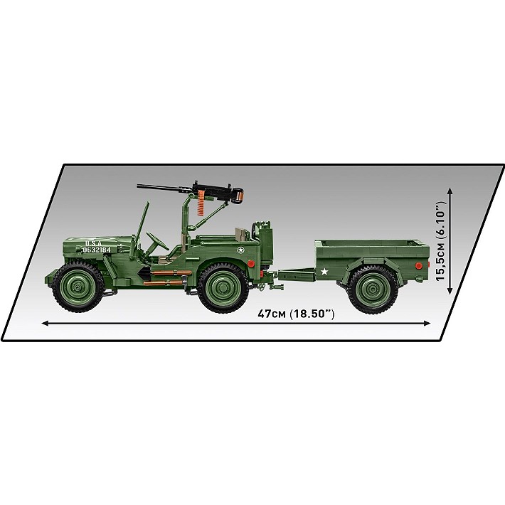 Willys MB & Trailer - Executive Edition - uszkodzone pudełko - fot. 11