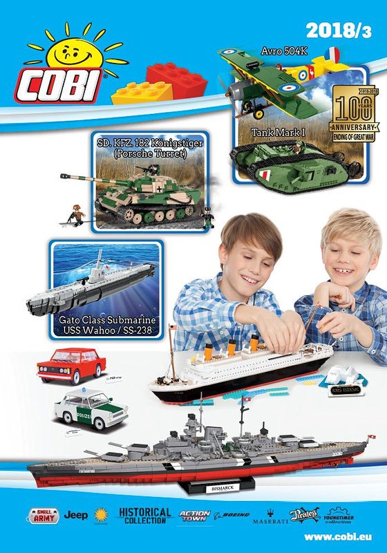New catalog of Cobi blocks 3/2018