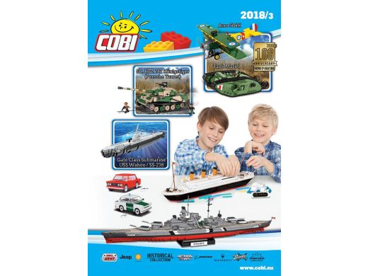 New catalog of Cobi blocks 3/2018