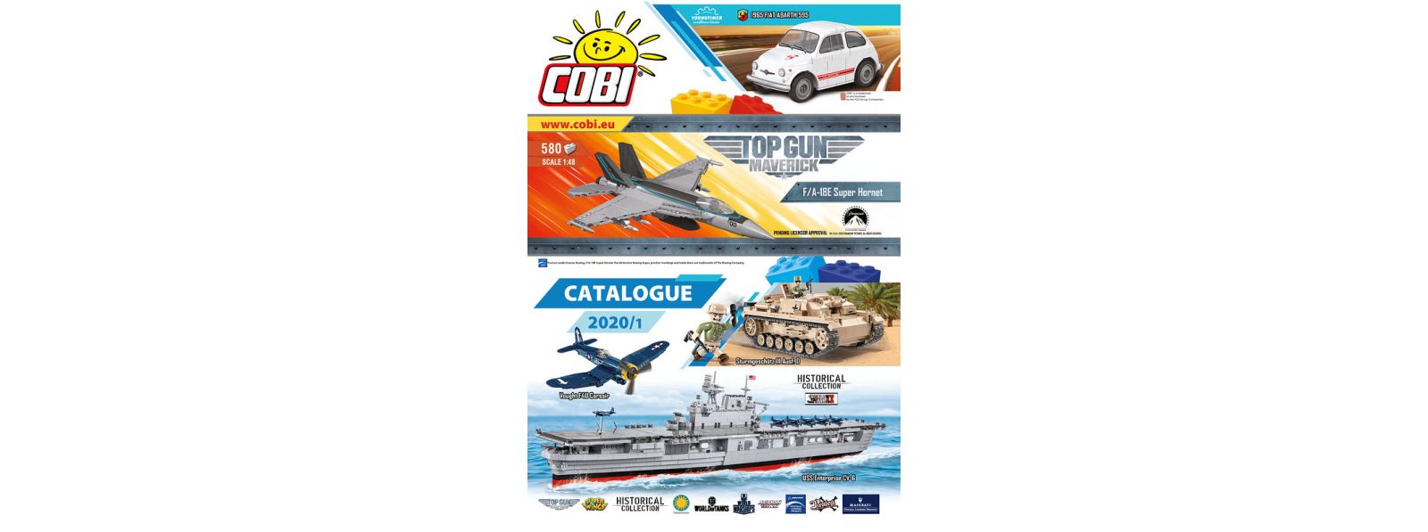 Neuer Katalog für Cobi 2020/1 Bausteine