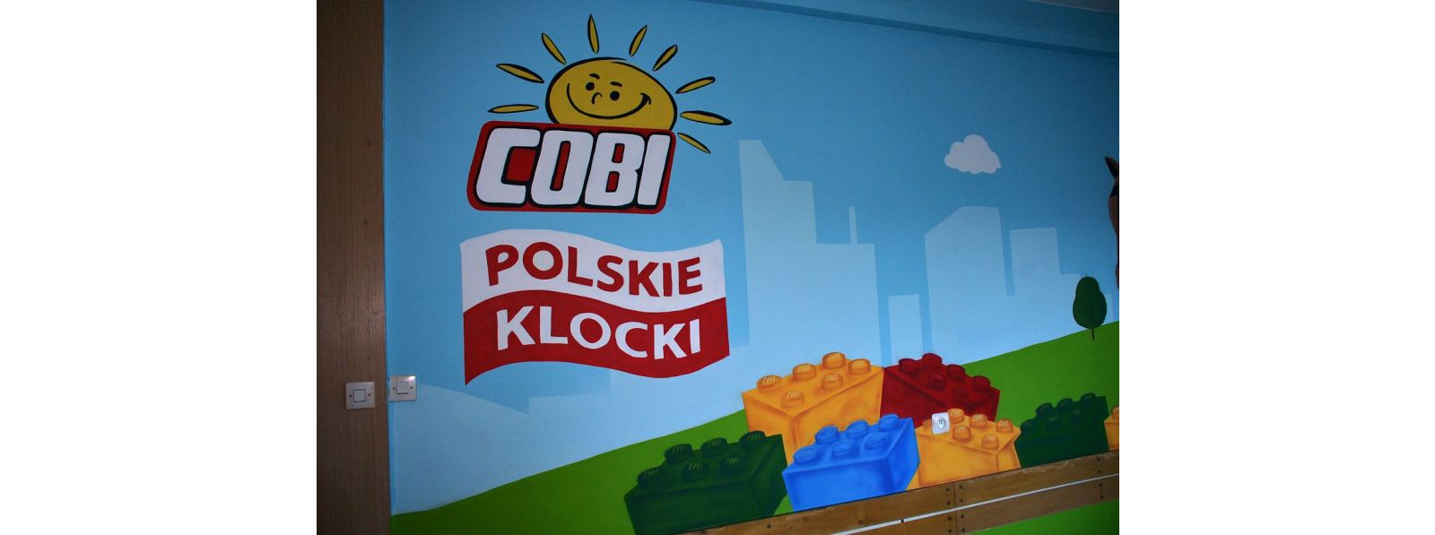 Gift to small children at the Children's Health Center