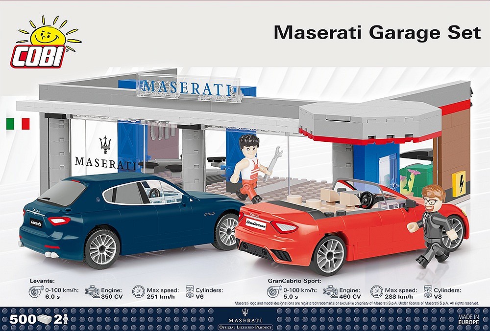 Maserati Garage Set - uszkodzone opakowanie - fot. 3