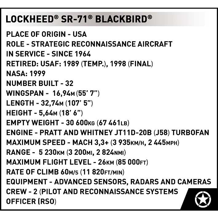 Lockheed SR-71 Blackbird - Executive Edition - fot. 14