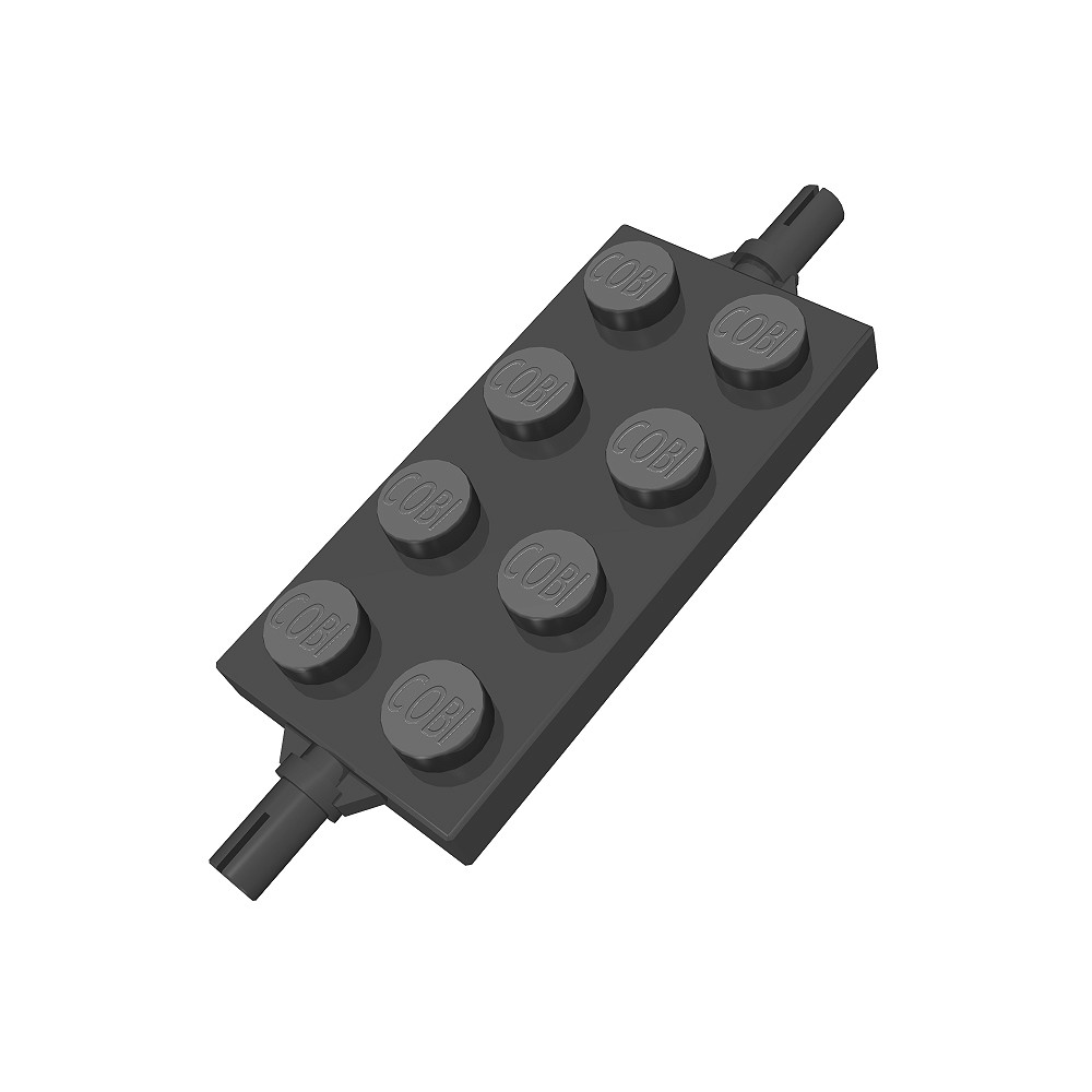2x4 1/3 podwozie dwustronne czarne
