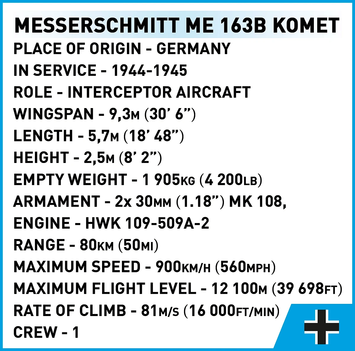Messerschmitt Me 163B Komet - fot. 8
