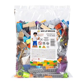 Mischung von Bausteinen 1 kg - eine Tasche