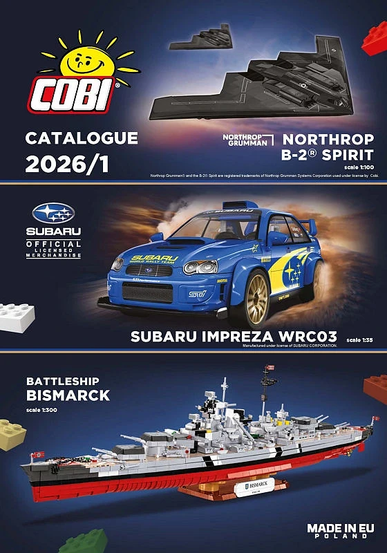 Cobi Bausteine Katalog 1/2026