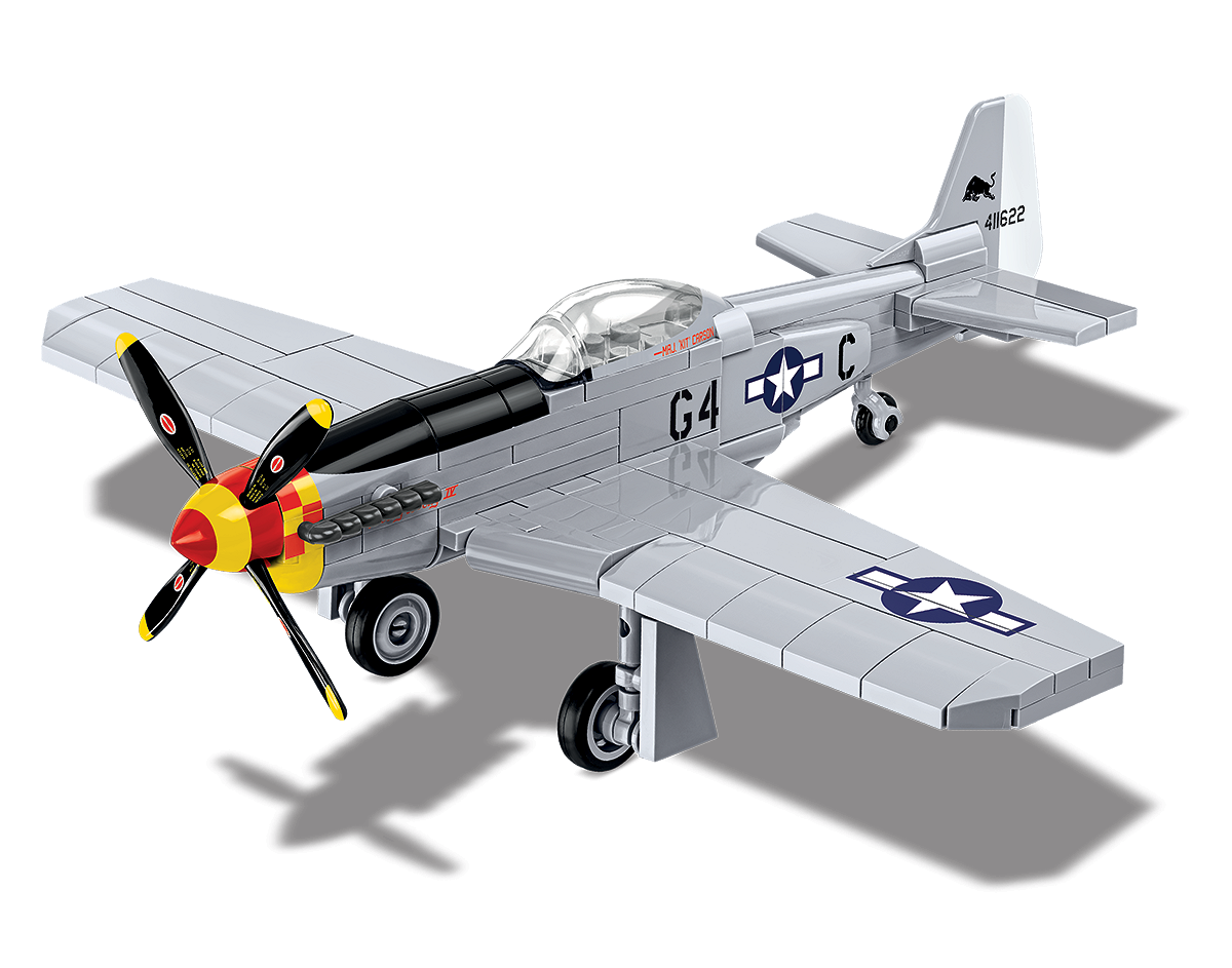 Modell des Jagdflugzeugs NORTH AMERICAN P-51D MUSTANG™.