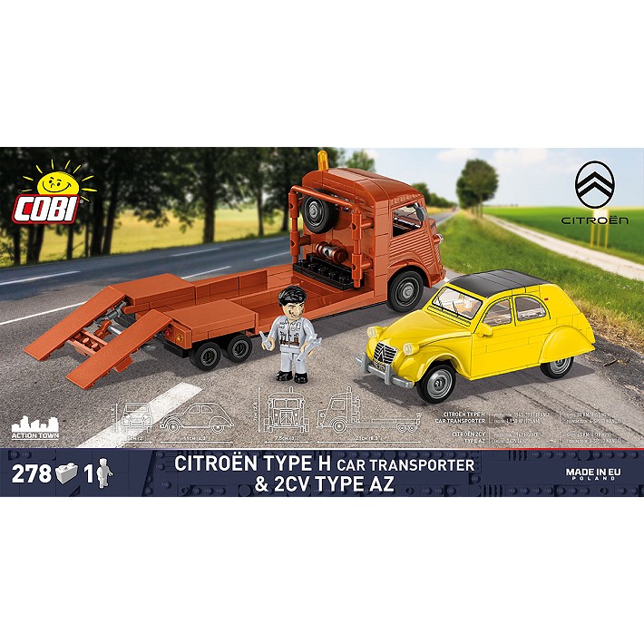 Citroen Type H Car Transporter & 2CV Type AZ - fot. 4
