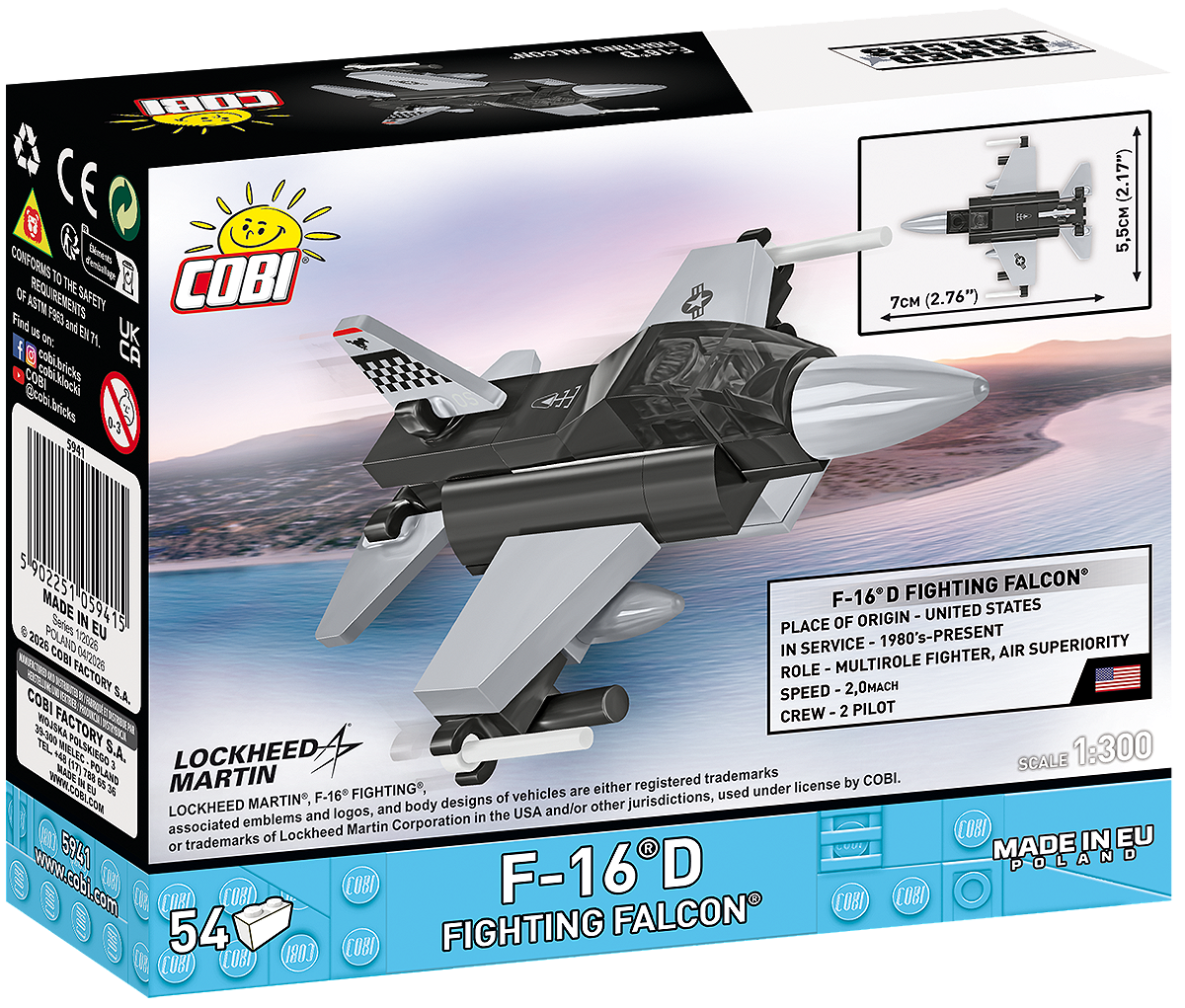 F-16D Fighting Falcon 1:300 - fot. 8