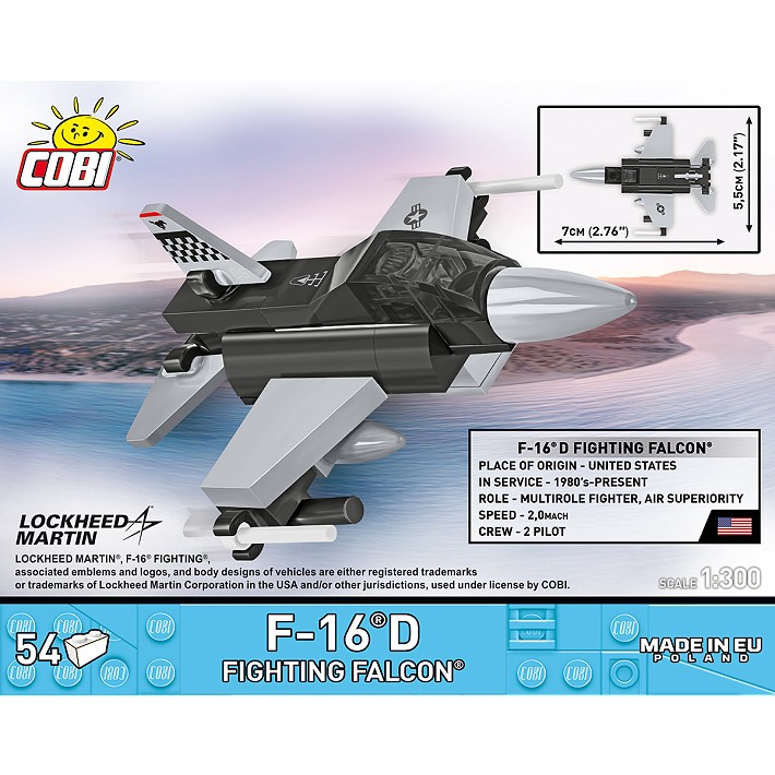 F-16D Fighting Falcon 1:300 - fot. 3