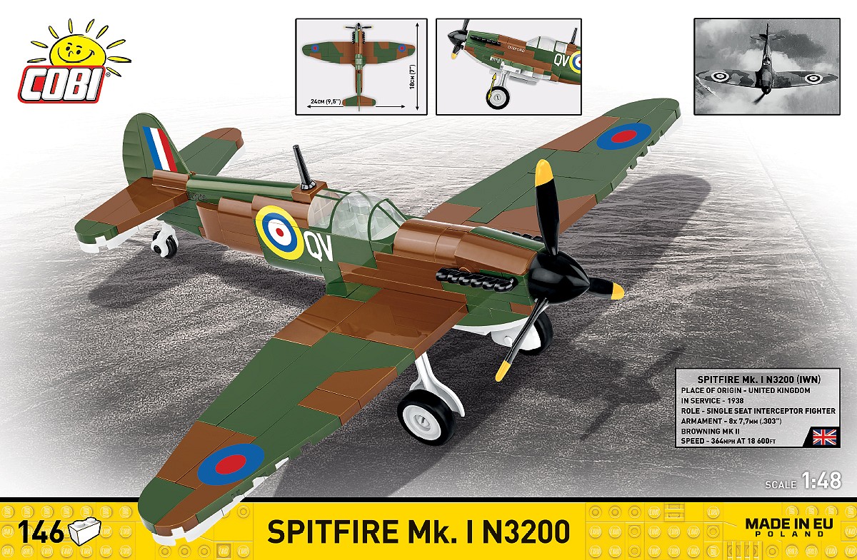 Spitfire Mk. I N3200 - Imperial War Museum Duxford - fot. 3
